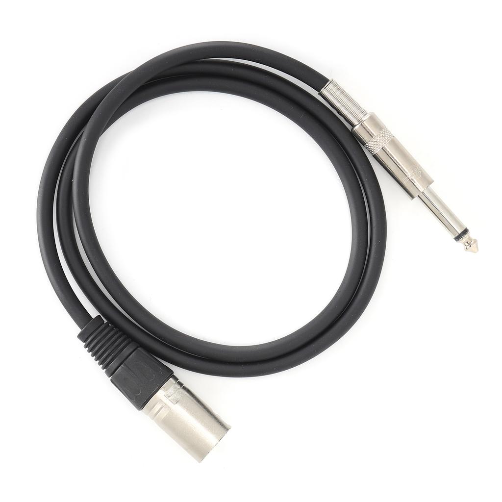 6.35mm XLR Male to Microphone Line Microphone Cable for Microphones Speakers Stage DJ