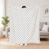 2D Flat Printing 1pc Black And White Polka Dot Pattern Lightweight Flannel Hug Blanket Comfortable Warm Lightweight Flannel Four