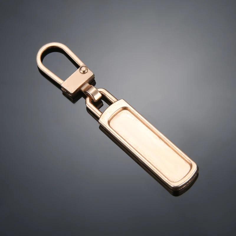 10Pcs Detachable Zipper Pull Universal Replacement Tab Zippers Head Sliders Repair for Suitcases Bags Clothing DIY Sewing Craft