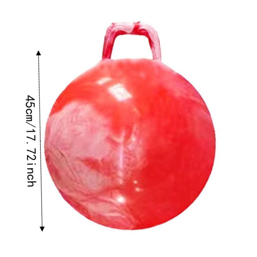 Hopping Toys Hopper Ball With Handle Jumping Ball Thickened Bouncing Ball Kids Toy