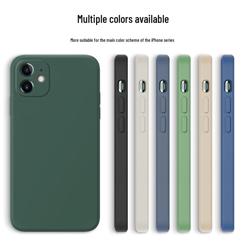 KEKLLE iPhone 12 Flüssigsilikonhülle