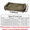 Four Season Square Dog Bed for Large Dog Mattress Bite-resistant Cat Bed Soft Thickened Dog Bed Waterproof Sofa Pet House