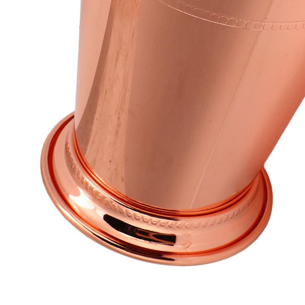2pcs Beaded Mint Julep Cup Rose Gold Stainless Steel Cocktail Glasses Beaded Mint Julep Cup Home