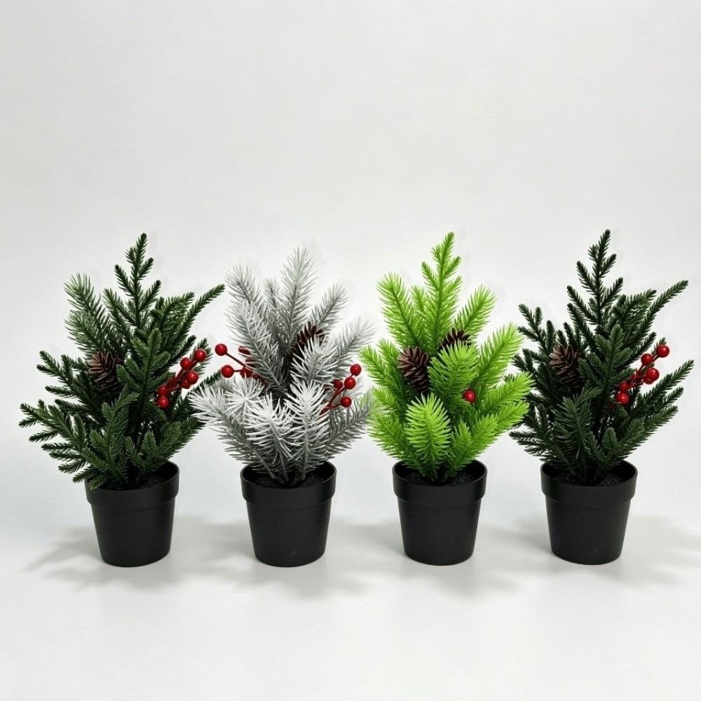 Red Fruit Simulated Christmas Red Fruit Simulated Christmas Leaves Christmas Pine Needles Autumn