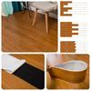 10 pcs 15x40cm wood grain PVC floor tiles, self-adhesive wear-resistant flooring, suitable for bedroom and home decoration