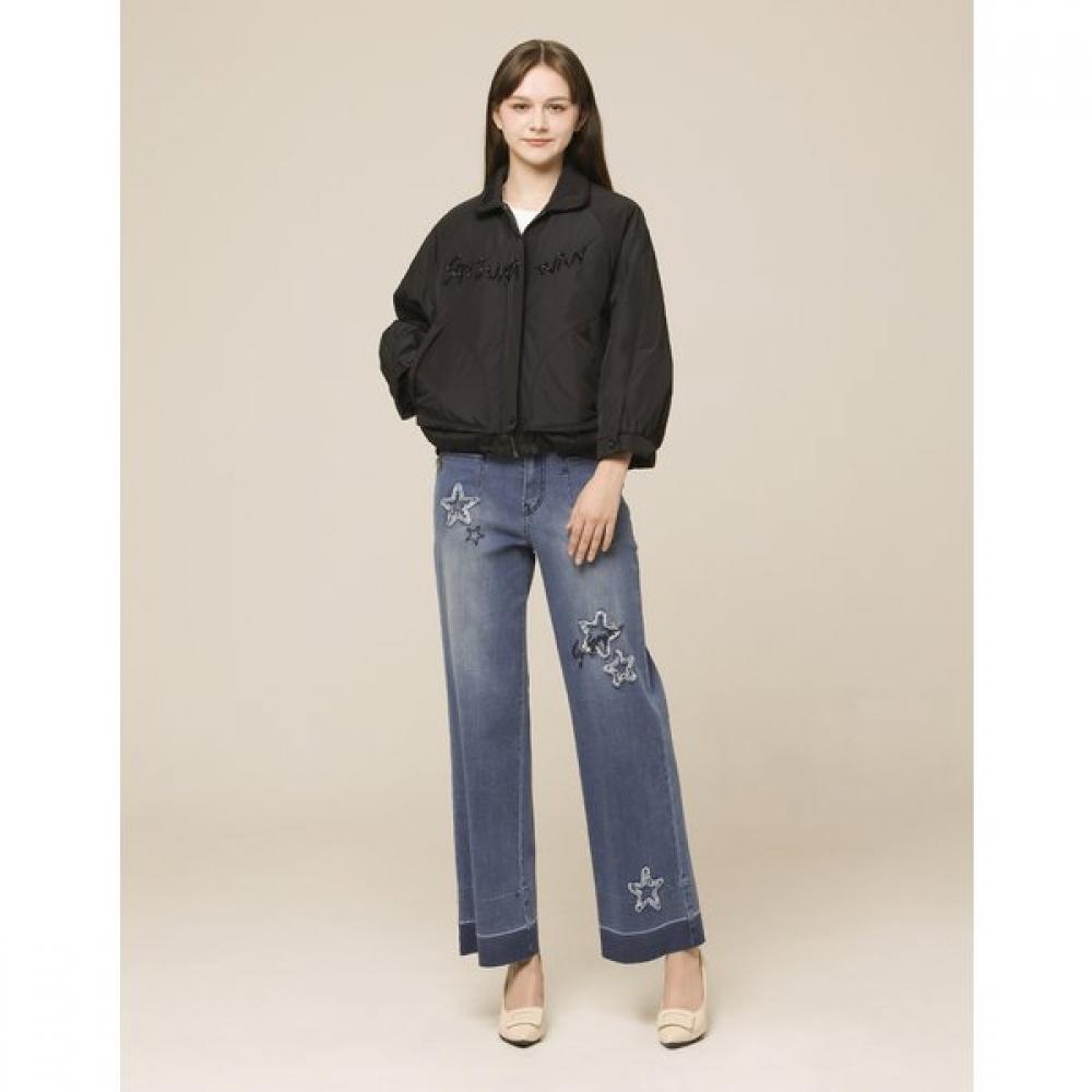 SON JUNG WAN Lettering Embroidered Jacket Zjk6161040