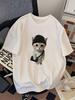 TShirt with Cute Cat Camera Print SoftStretchy Round NeckTopPlayful Graphic TeeComfortable Fit Cat Lover Gifts