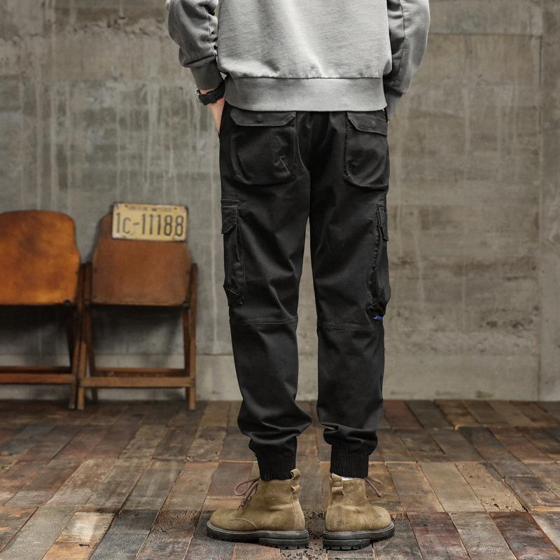 Vintage Overalls Loose Casual Pants Men's Outdoor Sports Trousers Trendy Pants Men's High-end Men's Pants