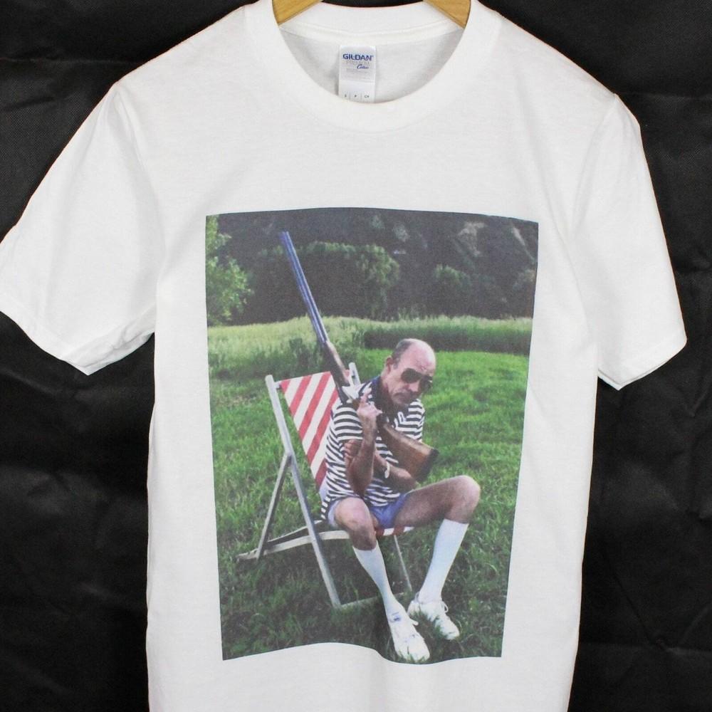 Hunter S. Thompson White T-shirt sizes available S-5XL Unisex T-Shirt M