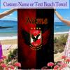 1pc Al Ahly Football Club (2) Beach Towel, Outdoor Beach Towel Ideal Beach Necessities and Vacation Items