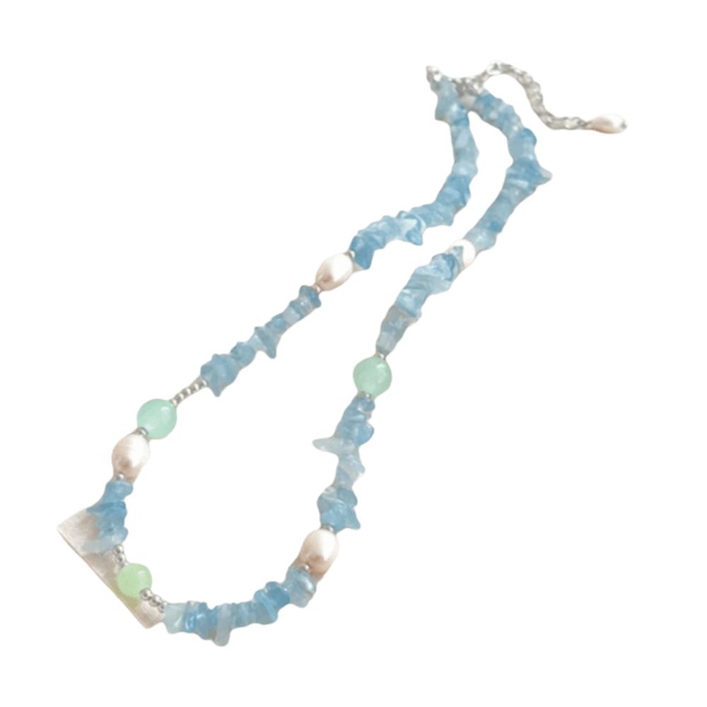 High-End Pearl Bracelet Colored Stone Women's Retro Earrings Beaded Jewelry  Ladies Pendant