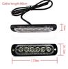 20PCS Amber LED Strobe Light 12v-24v 6LED Truck Trailer Lights Stroboscopes Car Light  Emergency Warning Hazard Flash Light