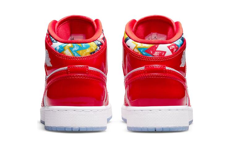 Air Jordan 1 Mid SE GS 'Barcelona Sweater'