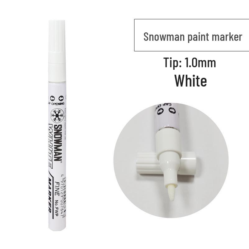 

SNOWMAN Снеговик Маркер-краска FWP-12 FCP-12 1,0 мм Быстросохнущий, Устойчивый к солнечному свету, Устойчивый к высоким температурам и кислотно-щелочной среде. белый