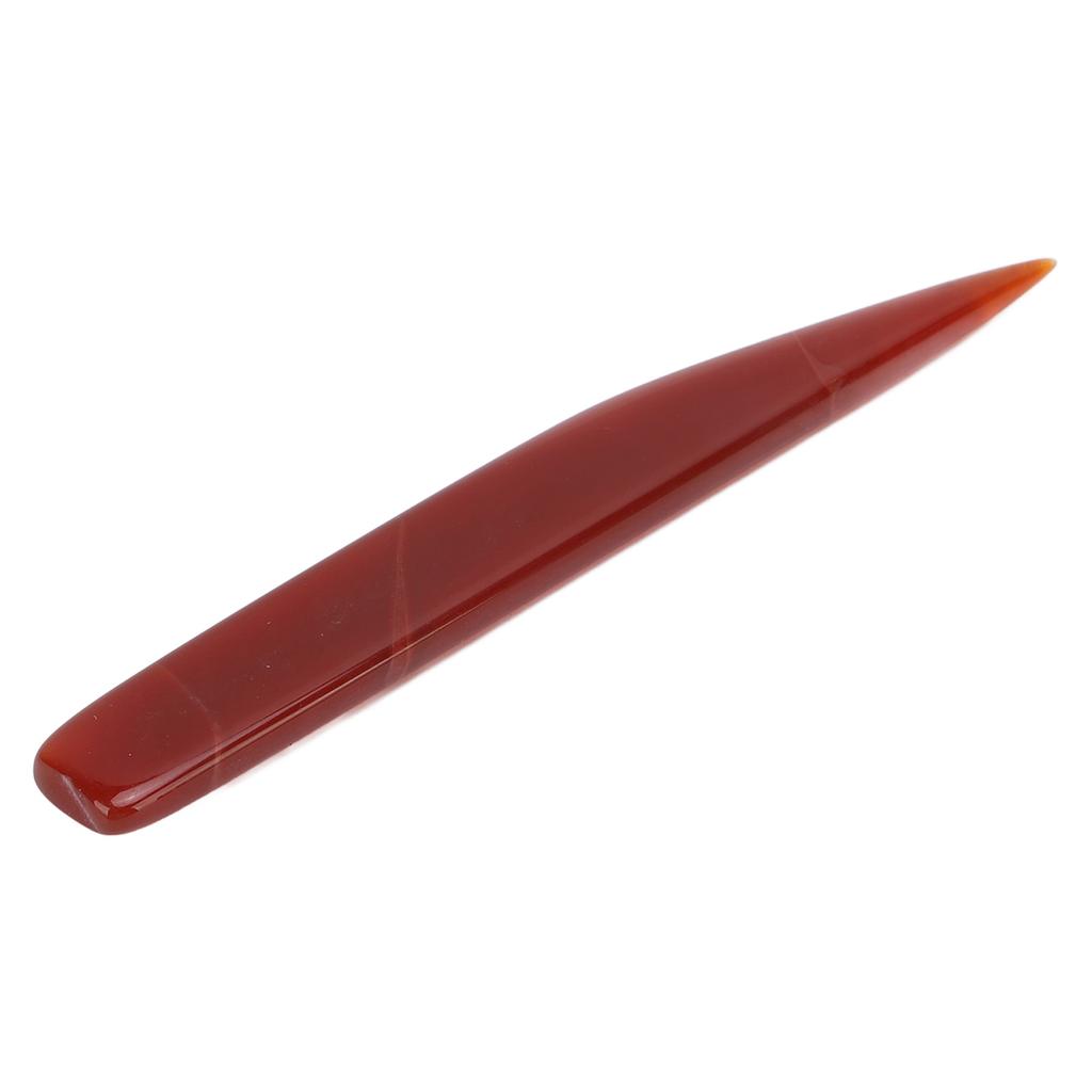 Agate Polishing Burnisher Jewellery Hand Polishing Burnisher Grinding Scraping Tool for Gold Silver Jewellery Red