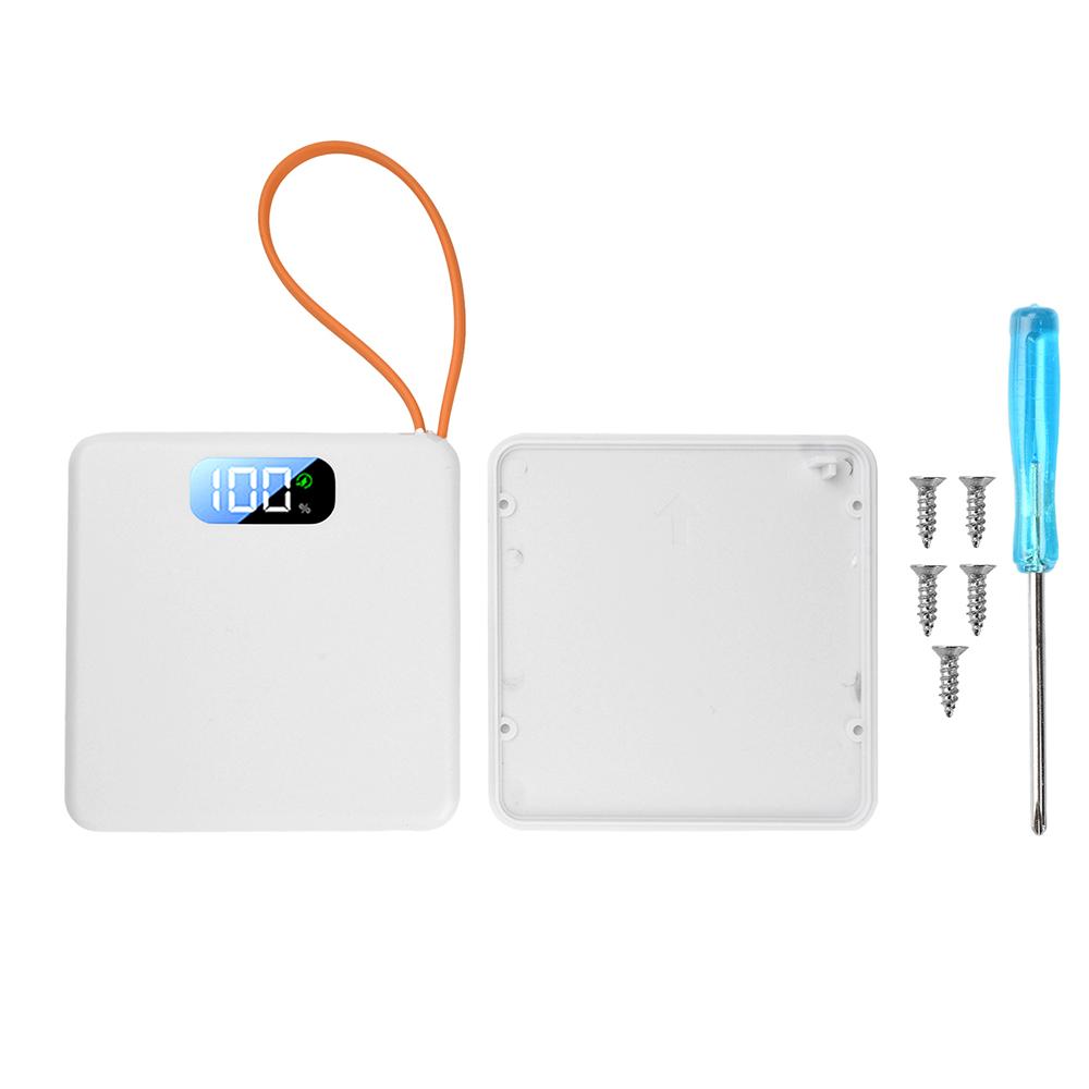 

DIY 18650 Battery Box Kit - No Welding 22.5W Fast Charge Power Bank Case with LCD Display, Portable & Removable Design for Mobil 10W білий