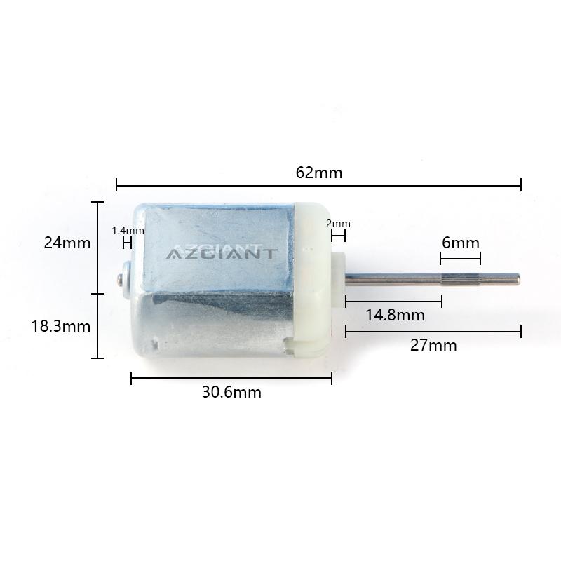 5 pcs reverse 26mm ribbed shaft O spindle Car Door Lock Actuator motor