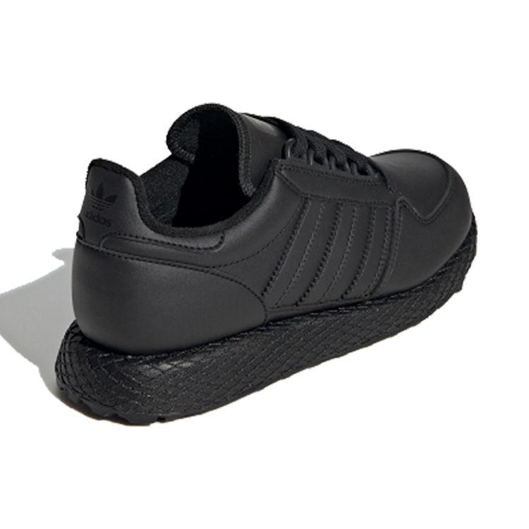 Adidas Originals Forest Grove J Cushioning Casual Shoes Kids Sneakers Black EG8959