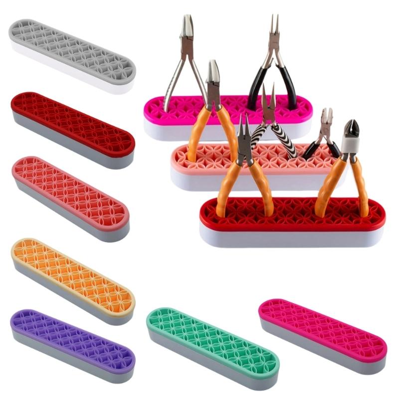 Silicone Makeup Brush Organizers Multifuntional Pen Stand Craft Tool Holder Silicone Texture Suitable for Makeup Brushes