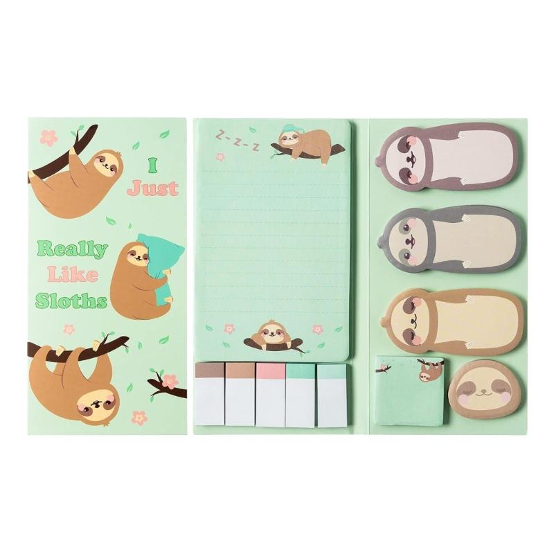 800 Sheets Cartoon Sticky Notes Index Tabs Self-Adhesive Note Reminder On Notebook Planner Fridges Calendar Computer Mug