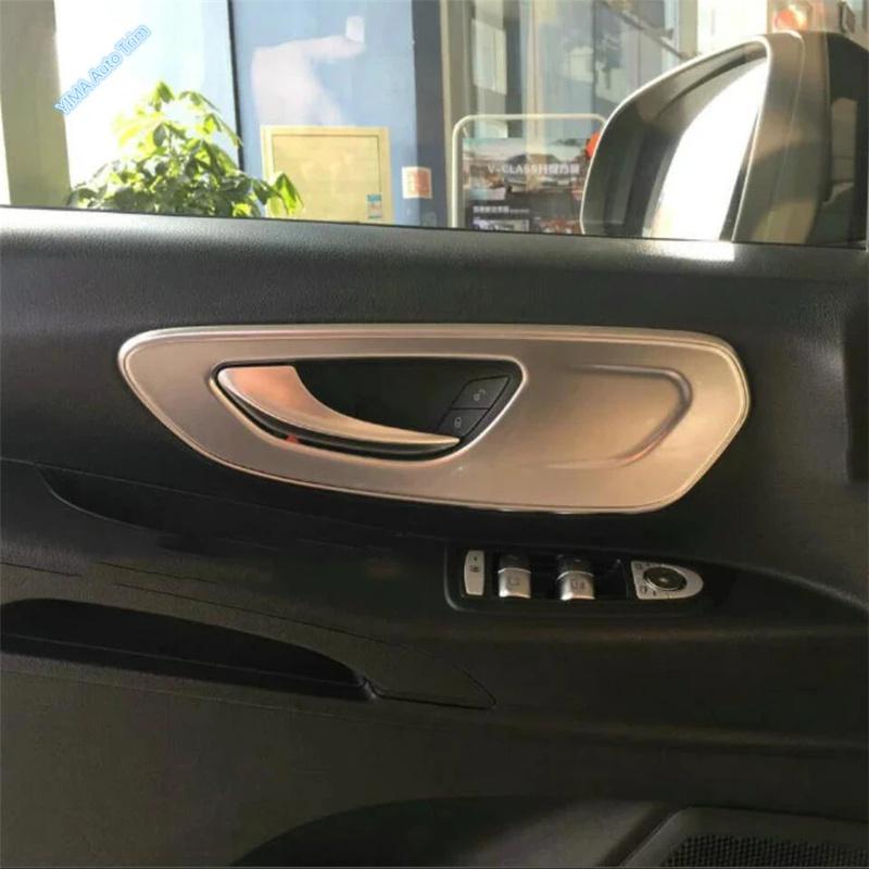 ABS Inner Door Handle Bowl / B Column Decoration Frame Cover Trim Interior Accessories For Mercedes-Benz Vito W447 2014 - 2025