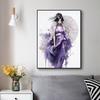 Gorgeous Clothing Japanese Geishas Oriental Women Canvas Painting Wall Art Solemn Posters and Prints Living Room Home Decoration