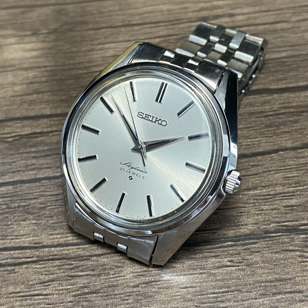 

[USED] Overhauled Seiko Skyliner manual winding 21 jewels 6100-8000 1969