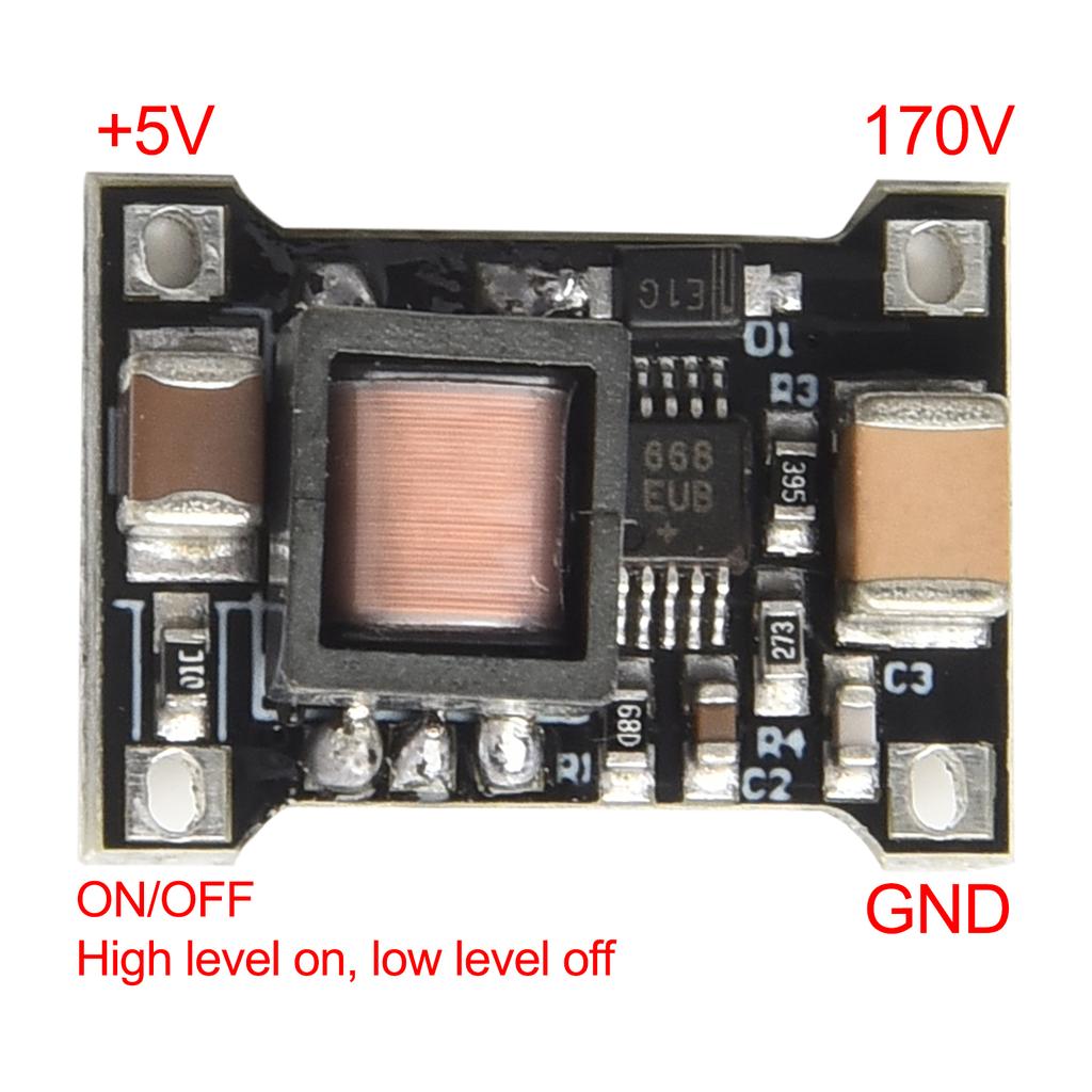 5V To 170V Converter DC-DC Boost Converter LED Project Power Custom Electronics Compact Size Module Dimensions 19mm X 16mm X 8mm