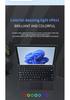 Microsoft Surface Tablet Magnetic Bluetooth Keyboard Case with Seven-Color Backlight for Pro 8/9/10/11/X