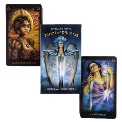 Tarocchi dei Sogni Completo Inglese 83 Carte Mazzo Oracolo Carte da Gioco Gioco di Divinazione D0LB