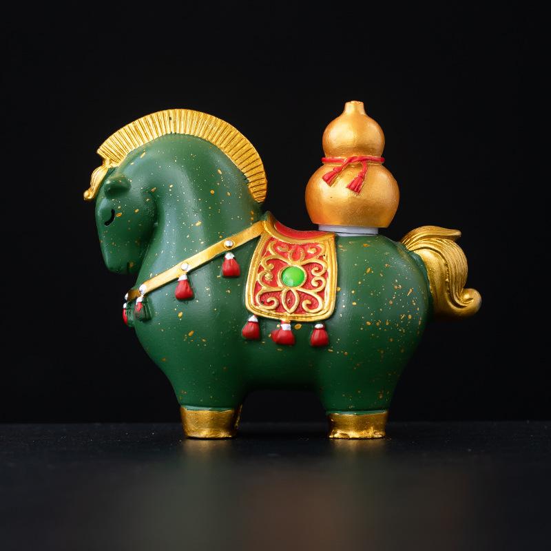 New Chinese Style Will Soon Have Money To Succeed Creative Horse Ornament Tea Pet Decorations, Opening Gifts Tea Table Ornaments