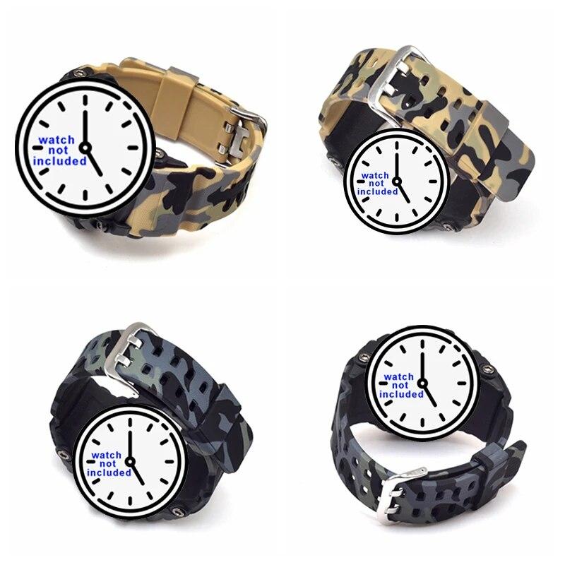 Harz-Uhrenarmband für Casio G-Shock GG-1000 GWG-100 GSG-100 Sport wasserdichtes Gummiarmband Uhrenarmband