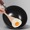 Yousheng Hammered Texture Mini Iron Wok Coating-Free Frying Pan Non-Stick Flat Bottom Pan for Electric Induction Gas Stoves