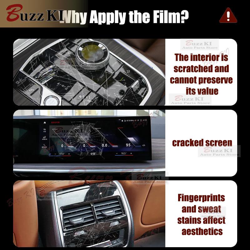For Kia K8 GL3 2021-2022 TPU Dashboared Instrument Panel Screen Protector Car Accessories Interior Stickers Repair Film Cover hbwjx00