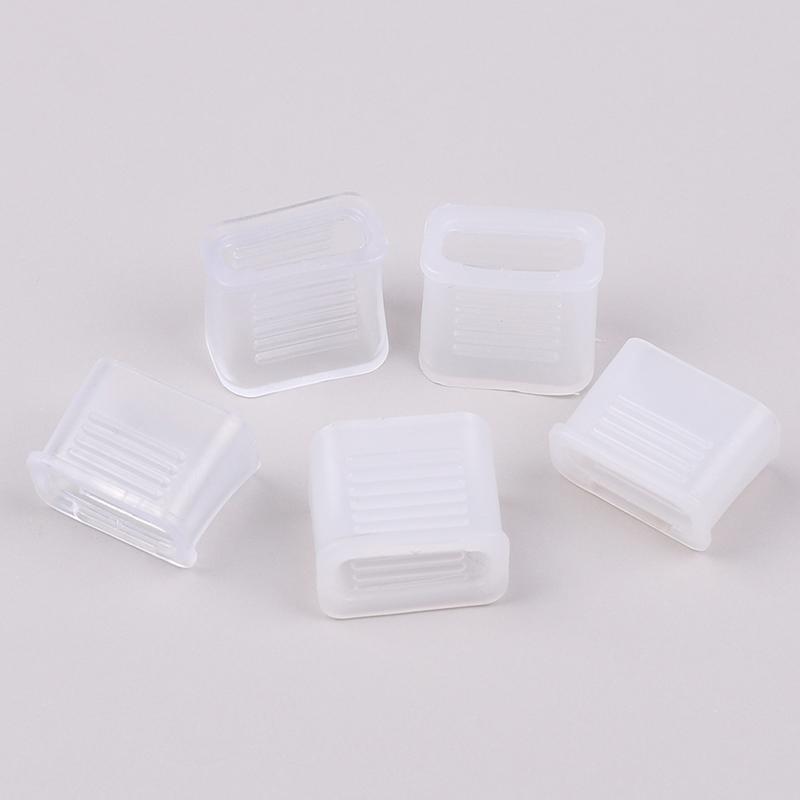 20Pcs Referee Whistle Cover Transparent Whistle Cushioned Mouth Grip Soccer Referee Whistle Protective Accessories