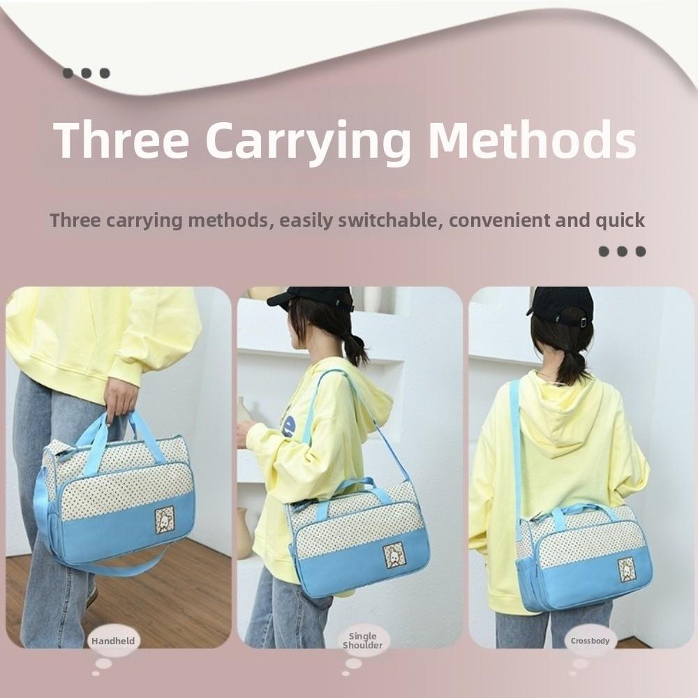 5Pcs/Set Multifunctional Travel Stroller Organizer Newborn Accessories Bag  Mother and Baby