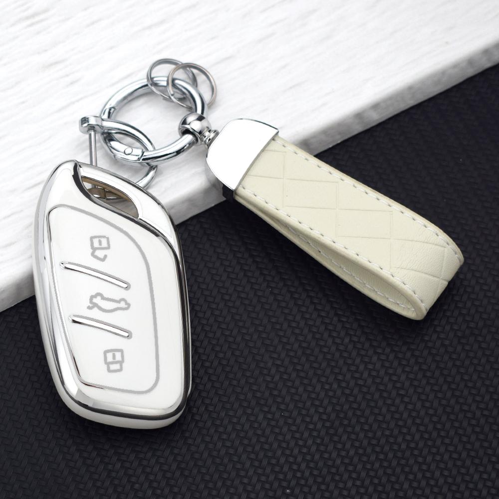 Soft Tpu Car Key Case Cover Fob For Mg Zs Ev Mg4 Hs Ehs Mg5 Mg6 Mg3 Mg7 Gt Zx For Roewe Rx5 Erx5 Rx3 Rx8 I6 I5 Car Accessories