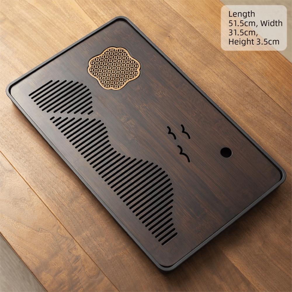 Tragbare Trockenbrühplattform mit Wasserspeicher Bambustablett Teetablett Teezeremonie