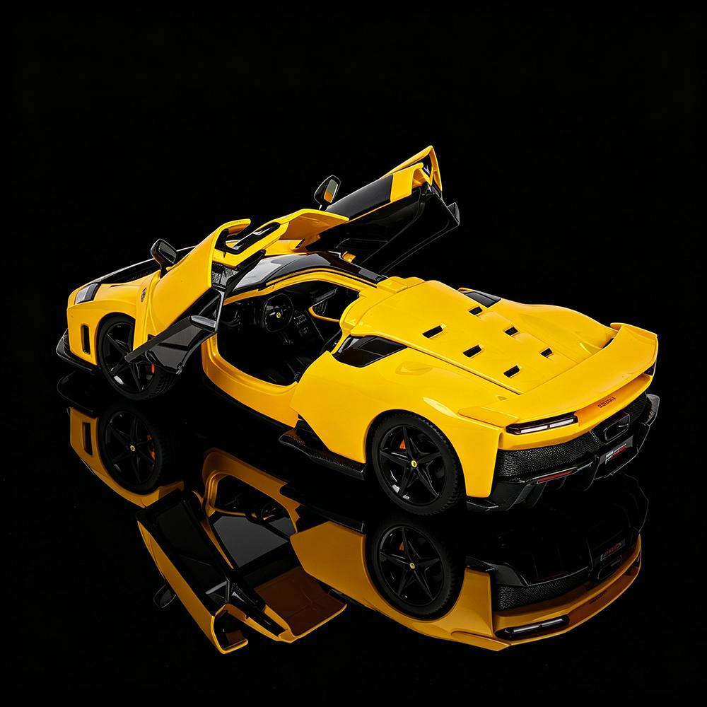 בבוראגו 1:24 סדרת פרארי LAFERRARI F80 STRADALE דגם מכונית סגסוגת צעצוע Diecast אוסף קלאסי מתנה פנים מעודן