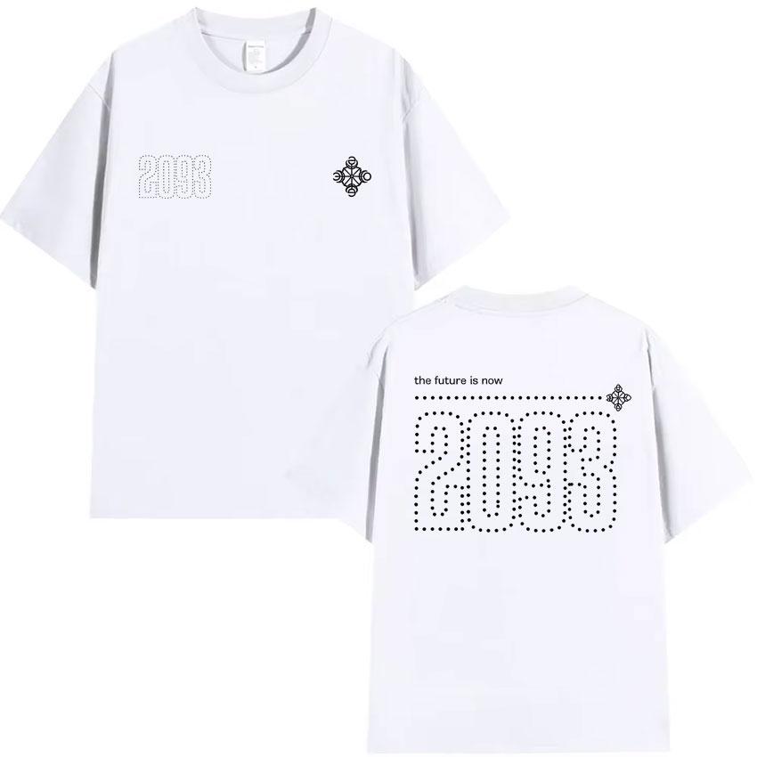 Rapper Yeat 2093 Grafisch Crewneck Print T-shirt Heren Hoge Kwaliteit Katoen Korte Mouwen Zomer Casual Oversized Comfortabel Y2K T-shirts