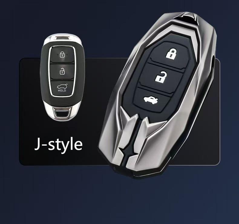 Car Key Case For Hyundai Ix35 Key Cover Ix25  Version Of The Feista  Model Elantra High-End Sante Car Buckle Bag