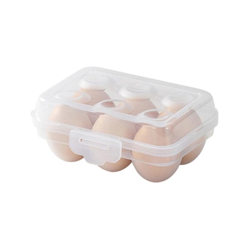 Clear Eggs Holder For Kitchen Storage Clear Plastic Container Organizers With Easy Cleaning Design Kitchen Eggs Tray