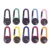 Boucle de Sac à Dos d'Alpinisme de Randonnée à Libération Rapide Avec Boussole Mini Boussole Extérieure Mousqueton Camping Porte-clés ABS Multicolore