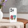 67 S-SIX-X S-SEVEN-N art Phone Case For iPhone 17 16 15 14 13 12 11 Mini Pro Max Plus Transparent Cover