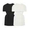 Slimming Sleeveless Vest Dress & Round Neck Shawl - Women's Formal Black Skirt Set