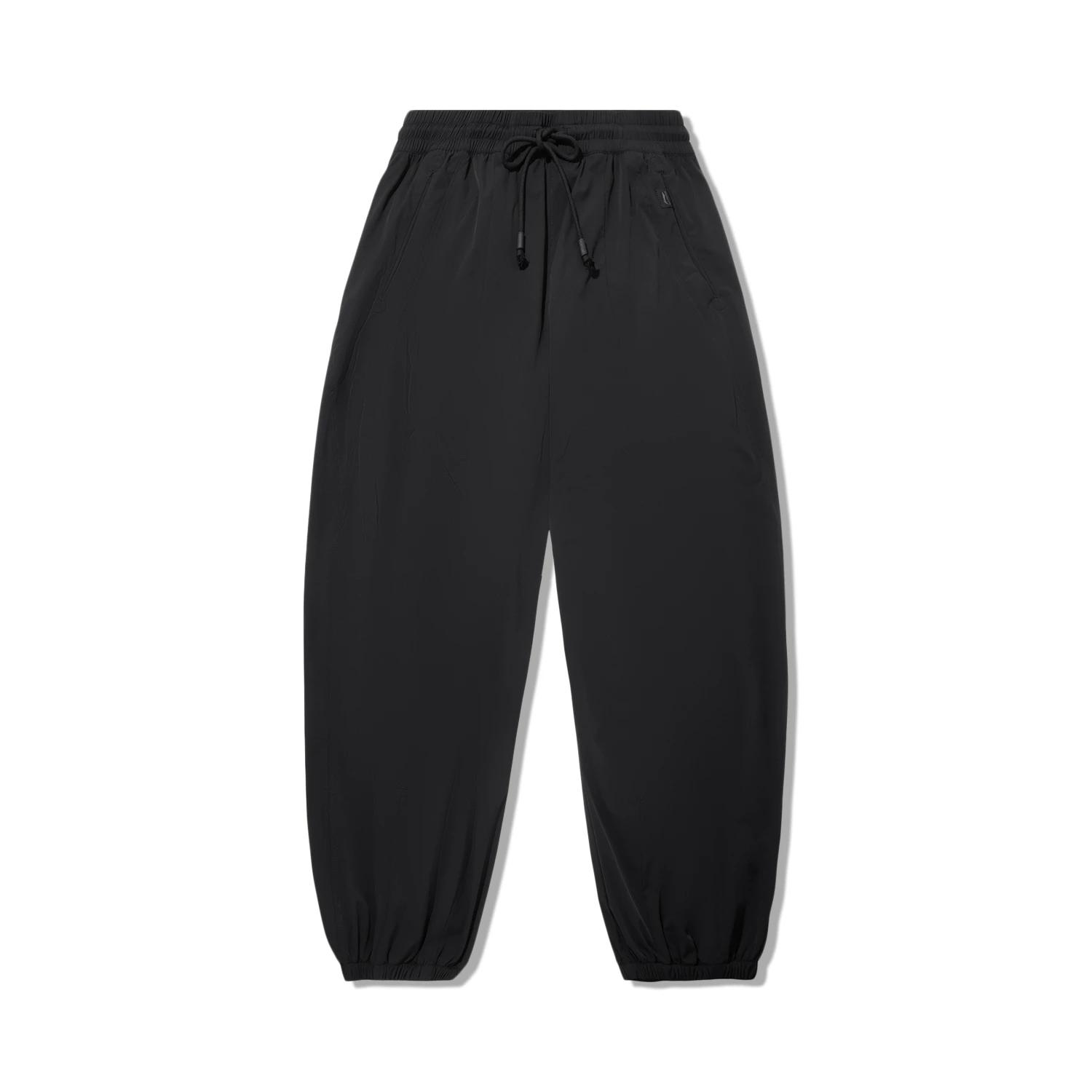 Li-Ning Unisex Quick-Dry Drawstring Cuffed Sports Pants Black AKXV175-1 XL