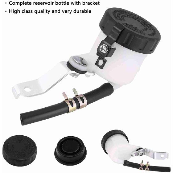 Keenso Brake Fluid reservoir, Motorcycle Front Brake Master Cylinder Fluid Reservoirs Oil Reservoir for CBR1000RR/S 04-15 CBR600RR 07-15