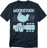 Popfunk Woodstock Liney Logo Unisex Adult T Shirt