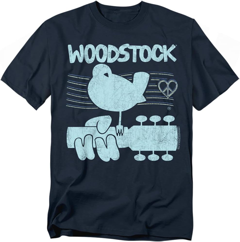 Popfunk Woodstock Liney Logo Unisex Adult T Shirt S