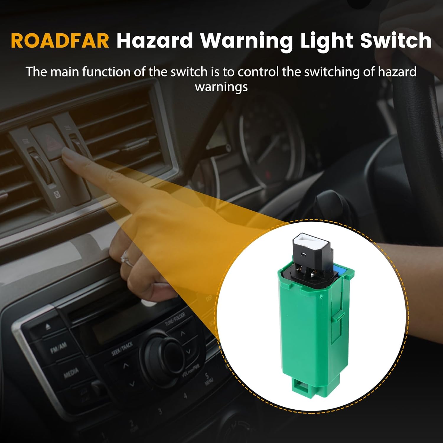 

OE 10359036 Front Hazard Warning Switch fits for Chevrolet Corvette 1997-2004